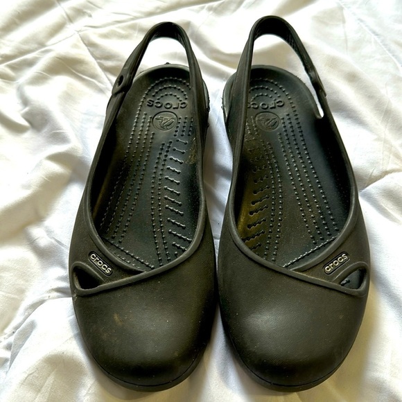 CROCS Shoes - Crocs Olivia Flats Women Size 7 black slingback